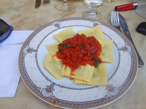 I took this picture myself when I was studying abroad in Italy I visited a small town in Tuscany and had the best raviolis of my life. 